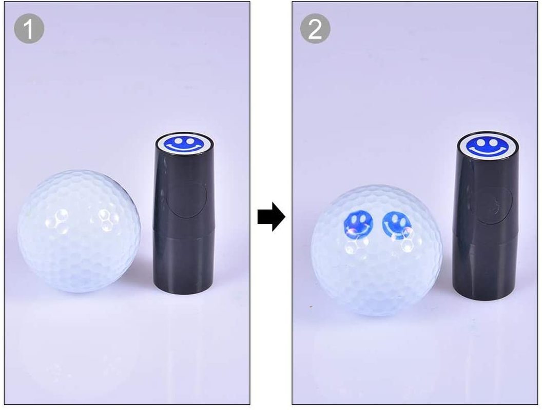 Bærbar indtryksforsegling golfbold stempelstempel markør hurtig tør klubtilbehør golfspiller træningshjælp