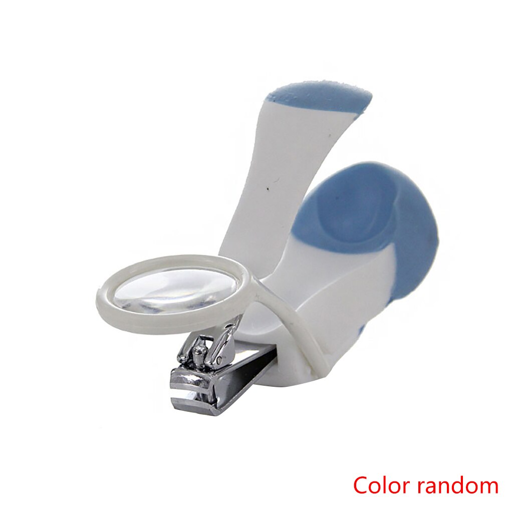 Veiligheid Nagelknipper Rvs Vergrootglas Nagelknipper Vergrootglas Bevestigd Baby Volwassenen Handig Dagelijks Nail Schaar: Default Title