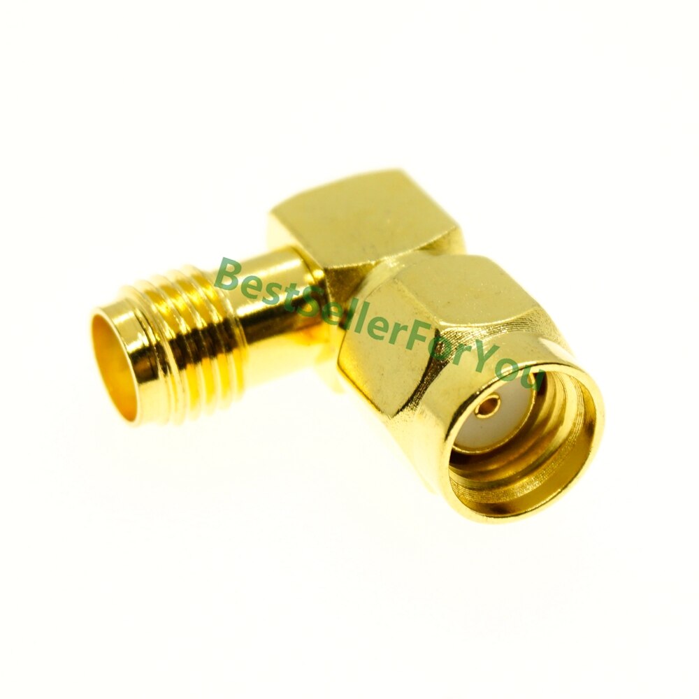 adapter rp sma hann jack til rp sma hun jack jack skruetrådskontakt 90 grader rett vinkel rf sma adapter