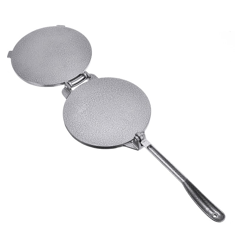Herramienta plegable para hacer tortillas, utensilio para hacer pasteles y pasteles de aluminio pesado de 8 pulgadas, utensilios para hornear y hacer pasteles, con mango de lona