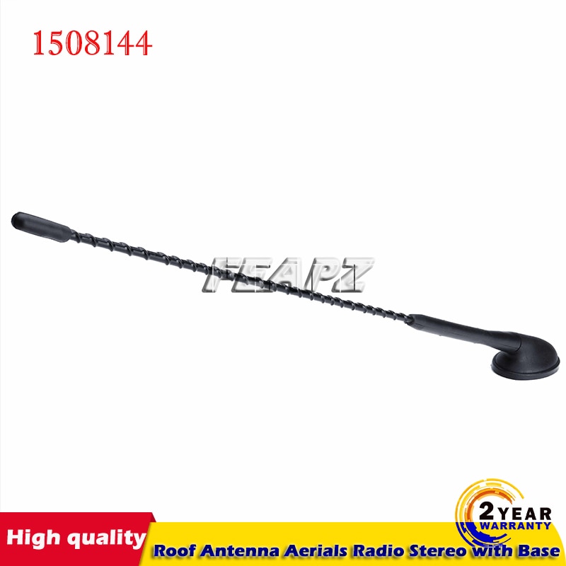 16 &quot;antena de telhado do carro antenas rádio estéreo com base para ford/mondeo/foco/C-MAX/fiesta/kuga/trânsito 1508144 1087087