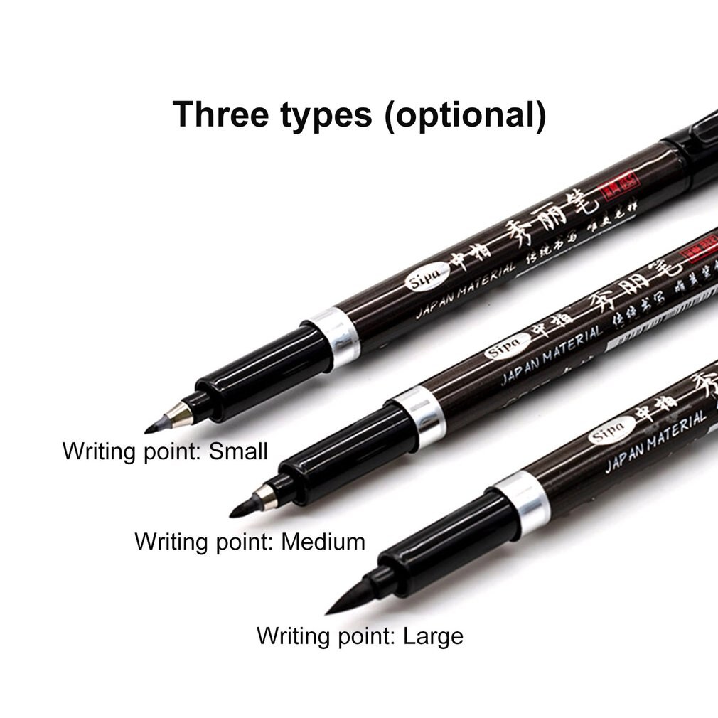 Kinesisk kalligrafi pen japan materiale pensel / til signatur kinesiske ord læring papirvarer kontor skoleartikler papelaria