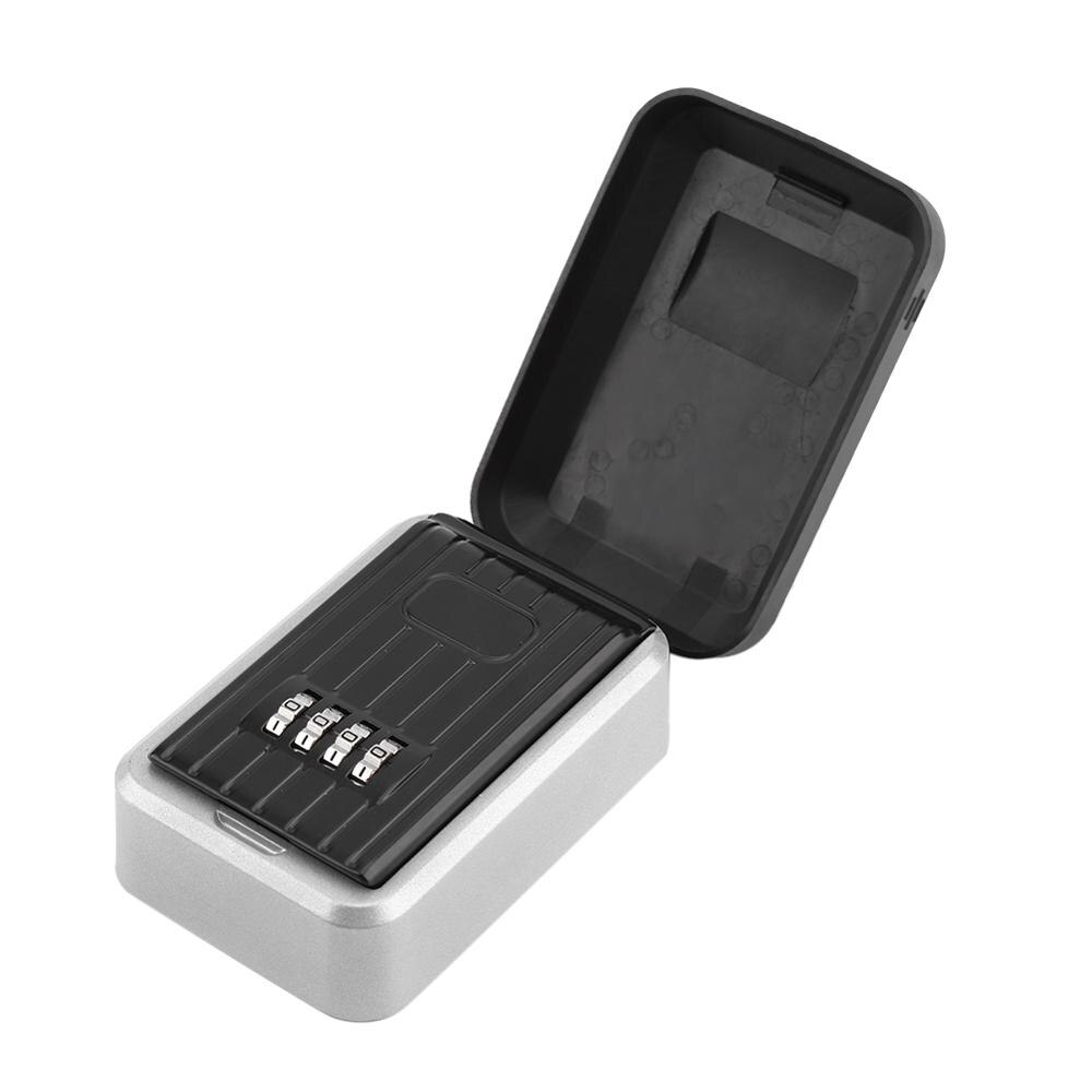 Password Lock Solid Compact Outdoor Wall Mounted Safe Security Keys Storage Box Holder Combination Lock