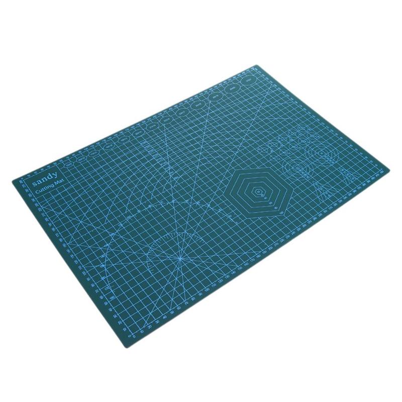 A5 a3 skärmatta pvc dubbelsidig självläkande halkfri gör-det-själv skärmatta lapptäcksmatta lappmatta 45*30cm 21*15cm