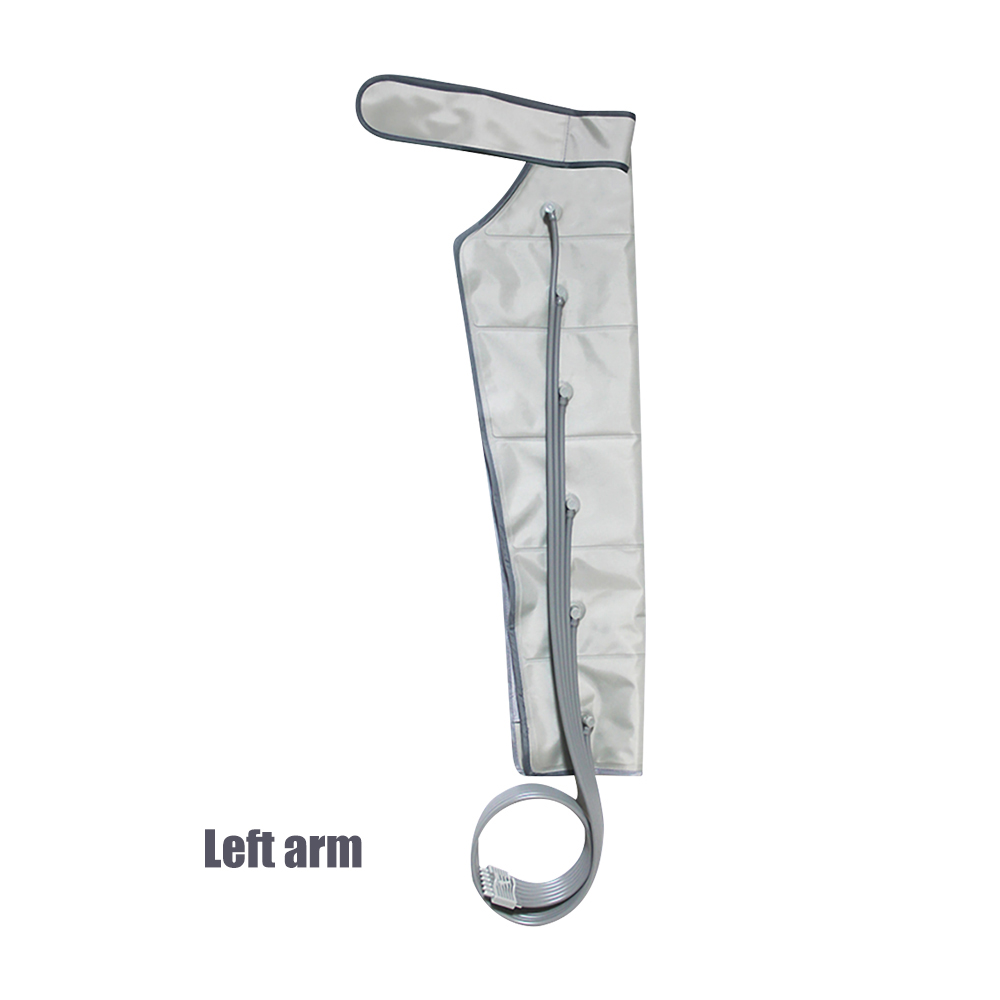 Electric Air Compression Leg Massager Wraps Arm Waist Foot Massage Machine Promote Blood Circulation Air-Wrap Pain Relief Tool: Orange