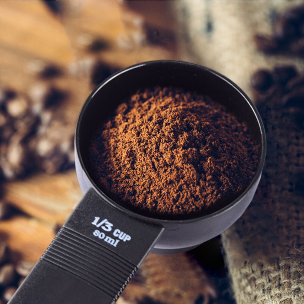 Kitchen 10 Pcs Dual Scale Baking Measure Spoons Kit Measuring Cups Set Stackable Plastic Chef DIY Cooking Tools