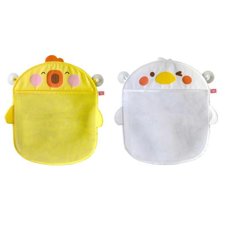 Net Mesh bag for kids Bath Toys Toddler Bath Toy White/Yellow Duck with Hook Storage Bag for Kids Toiletries игрушки для детей
