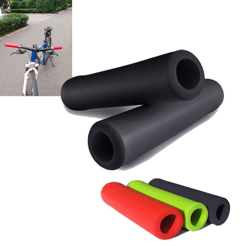 Handle Bar Grips Scooter BMX MTB Mountain Bike Bicycle Cycle Ultralight Silicone