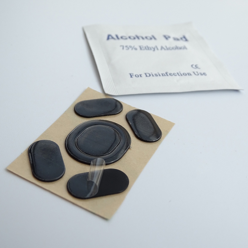 Mouse skate feet for  g102 0,6 mm mouse gliders with curved edge