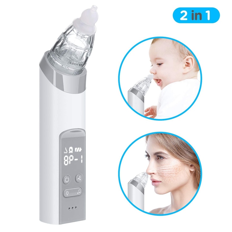 Nasensauger Für Baby Elektrische Nase Saugnapf, Multi-Funktion Mitesser Reinigung und Kleinkind Nase Reiniger Für freundlicher Kleinkinder