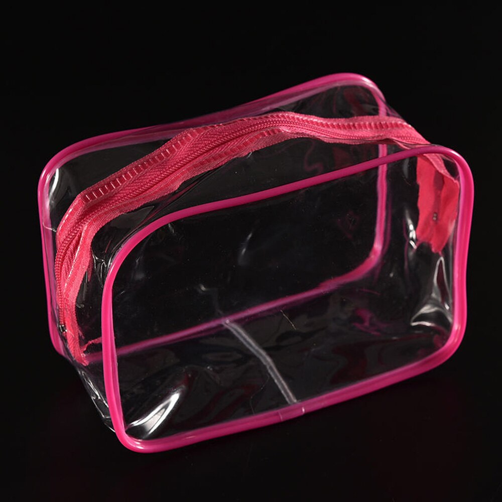 1 unidad grande de viaje bolsa de cosméticos bolsas de maquillaje de Nylon impermeable bolsa de cosméticos de viaje organizador estuche necessarios bolsa de aseo: C