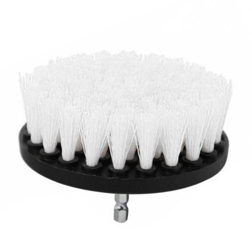 4 zoll Holz Möbel Auto Innenräume Staub Entferner Elektrische Bohrer Peeling Pinsel: Weiß