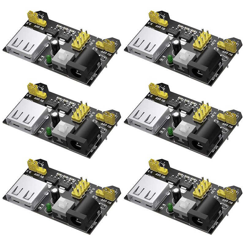 Module d'alimentation abaisseur, 6 pièces, AMS1117-3.3 DC-DC, AMS1117-3.3V V, 5.0 ma: Default Title