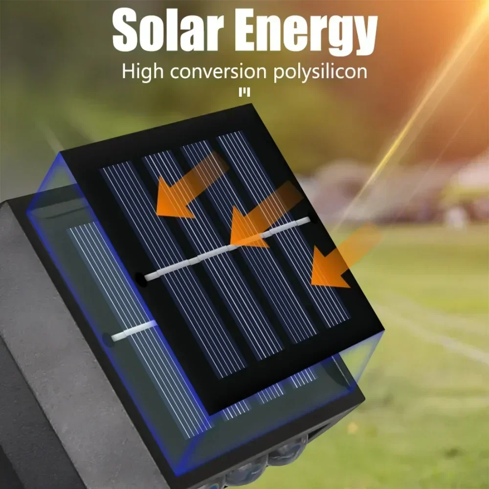 4/6/8 LED Solar Wandlamp Automatische Schakelaar Gangverlichting Waterdichte Outdoor Yard Lantaarn voor Tuin Straat Landschap Decor