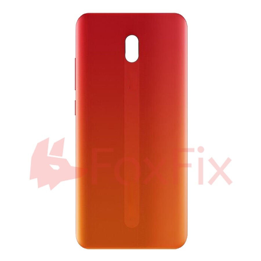 Custodia FoxFix per Xiaomi Redmi 8A coperchio batteria posteriore custodia posteriore custodia per Redmi 8A coperchio batteria sostituzione telefono cellulare: Rosso