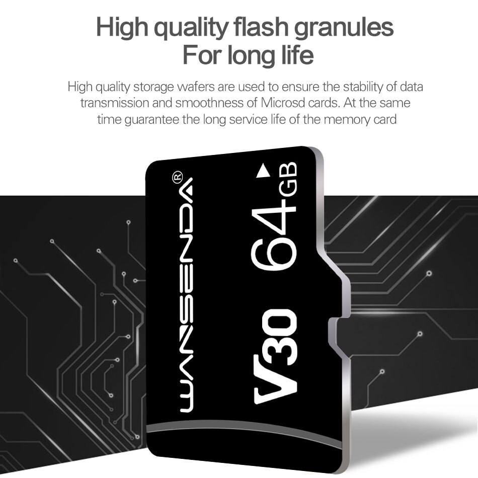 Originele Wansenda Geheugenkaart 128Gb 64Gb 32Gb 16Gb 8Gb 4Gb Microsd-kaart mini Tf Card Voor Smartphone