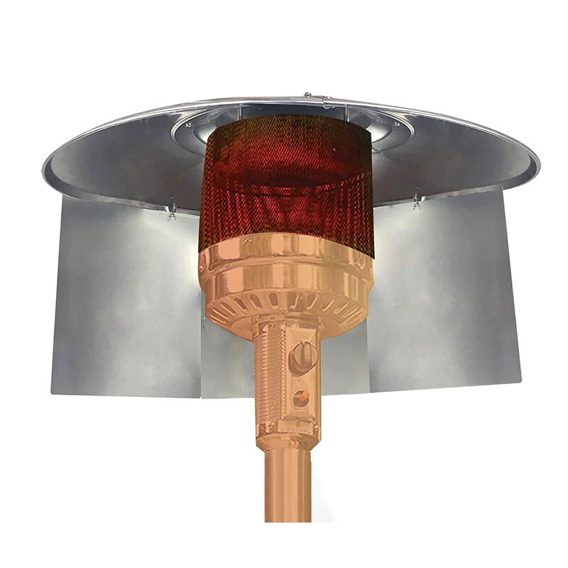 Patio Heater Reflector Shield Outdoor Heaters for Patio Propane and Natural Gas HFing