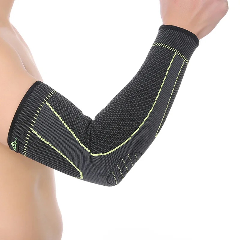 1 pc kompressionsarmbågsstöd elastiskt stöd för män kvinnor basket volleyboll fitnessskydd armskydd ärmar
