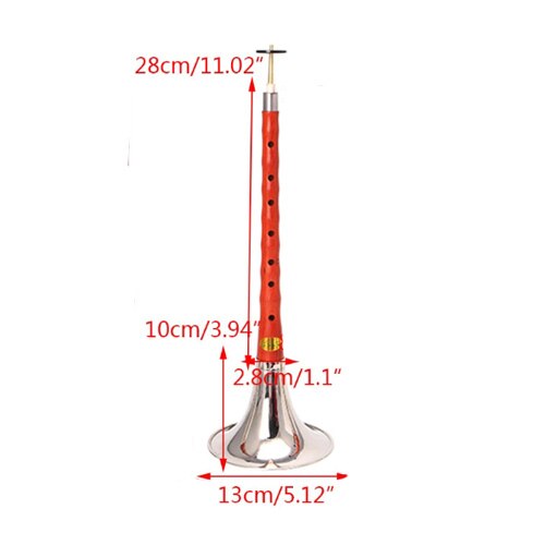 Chinese Folk Wind Musical Instrument Suona / Shanai Key of bB C D F: C
