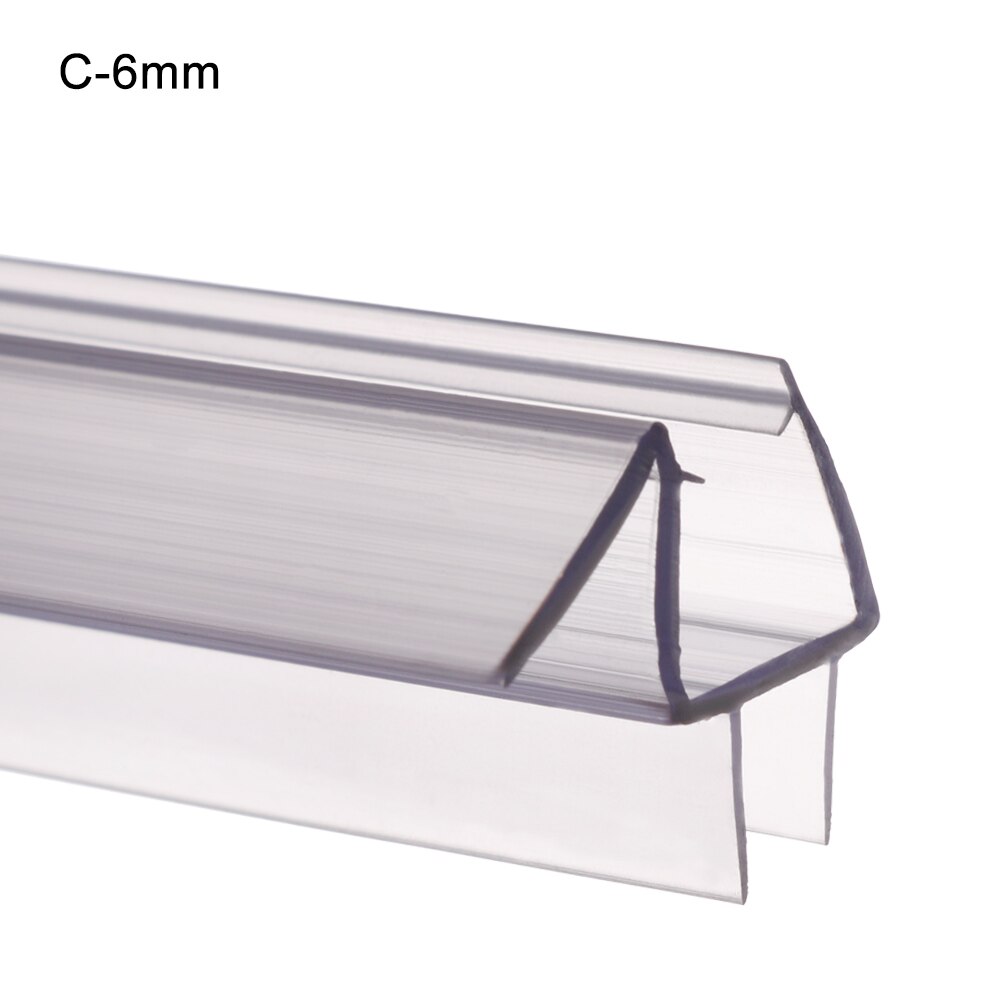 Portabelt badkar dusch skärm dörr tätningslist 4-12mm tätning gap fönster dörr falsad dörr skyddslist badrum hårdvara: C -6mm