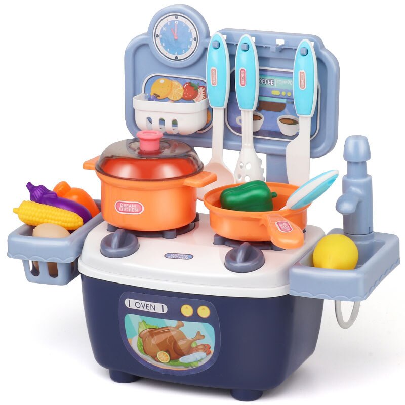 Børns legehus simulering køkken madlavning køkkenudstyr legetøj baby iq udvikling drenge og piger legetøj