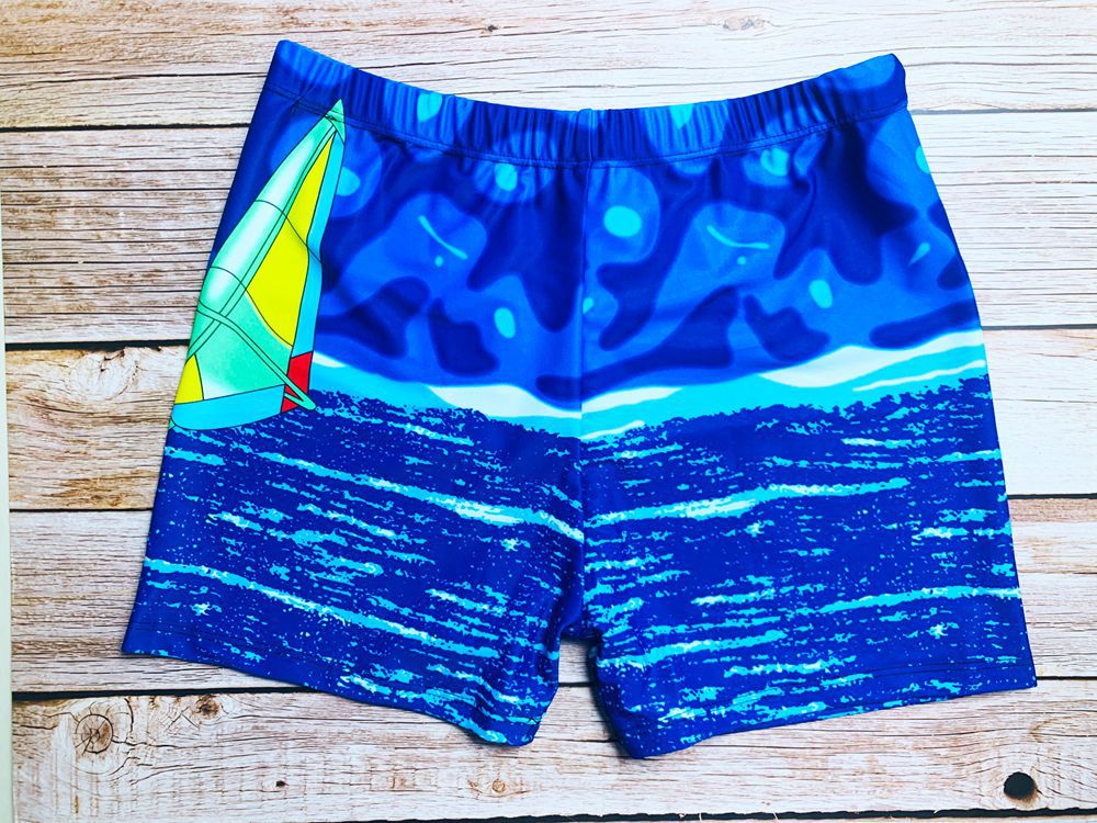 KUYIGO Herenshorts Zomer Casual met Trekkoord Lichte Sportshorts Ritszakken Stretch Katoenen Shorts S-3XL, Blauw, XXL