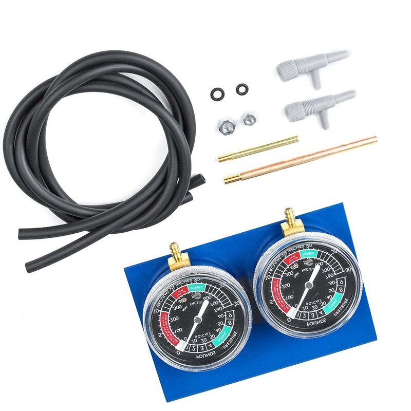2x Motorfiets Carburateur Synchronizer Vacuümmeters - Voor Yamaha, Honda, Suzuki