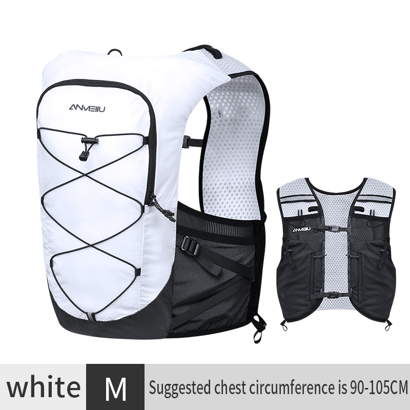 Anmeilu Hardlooprugzak Outdoor Off-road hardlopen Bergbeklimmen Witte waterzak Tas Fietsen Wandelrugzak met grote capaciteit: Roze Kleur