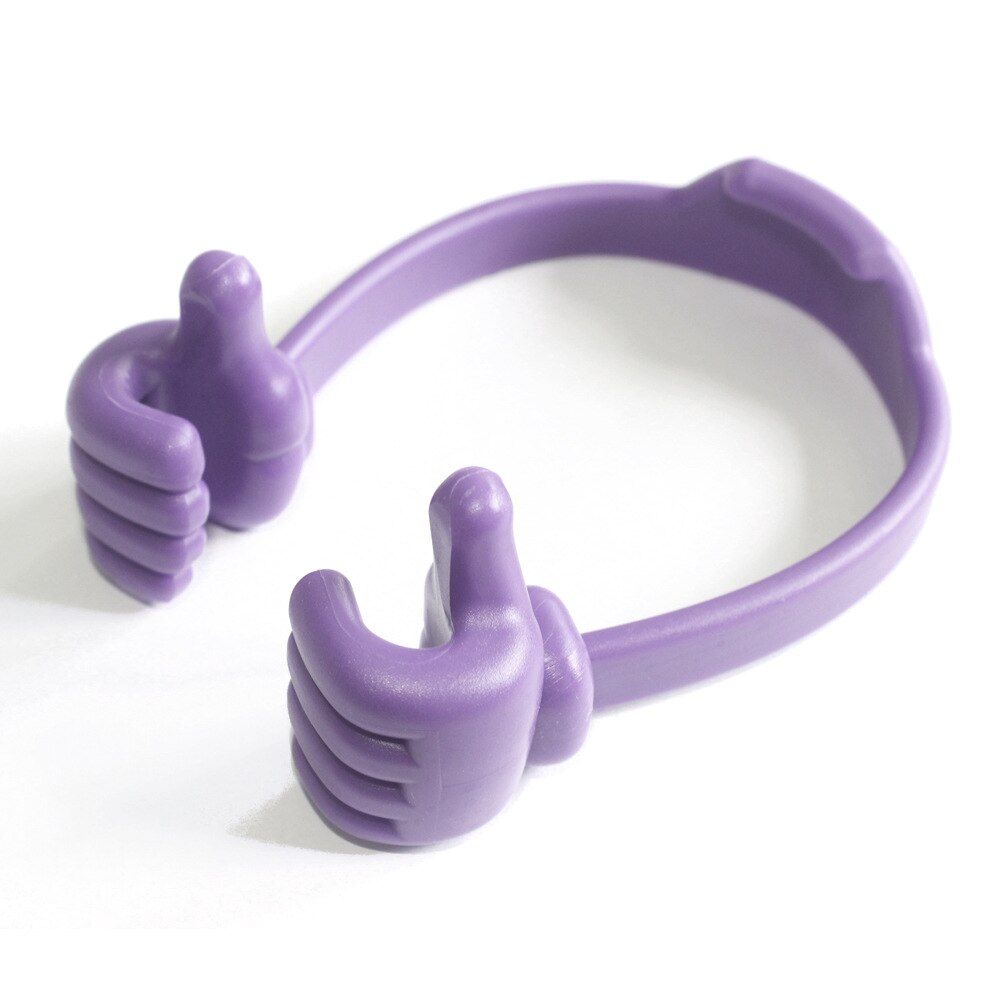 Mobile Phone Holder Thumbs Modeling Phone Stand Bracket Holder Mount for IPhone6 6S 5S for Samsung Tablets: Purple
