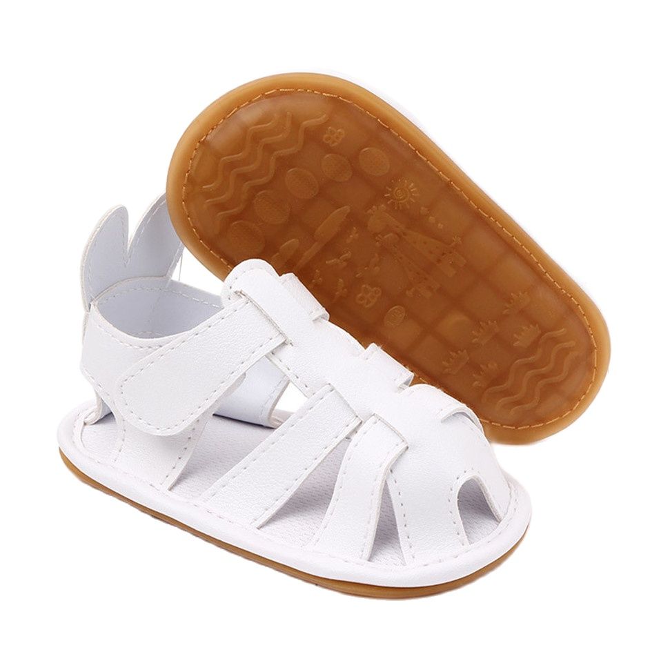 Nuovo arrivo PU sandalo per neonato neonate primi camminatori scarpe estate neonato bambino fondo in gomma scarpe antiscivolo per bambini