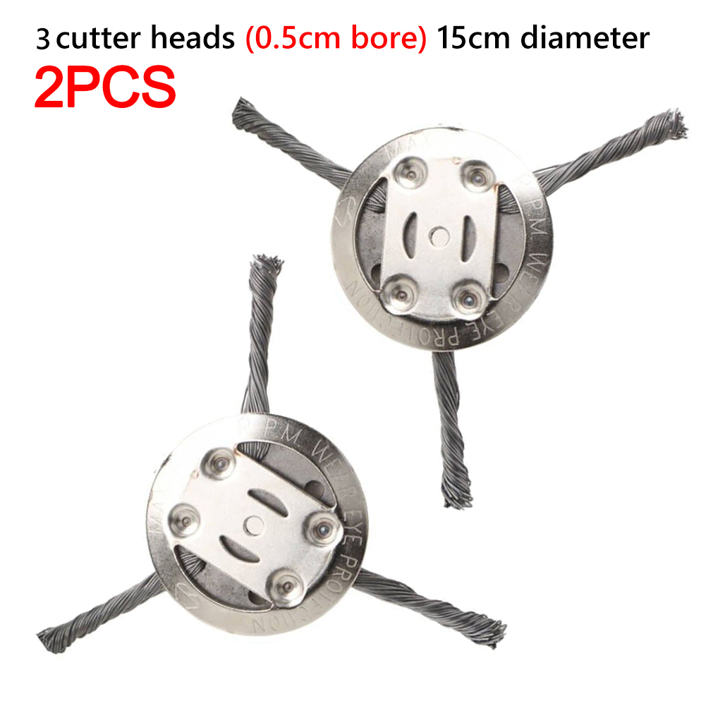 Cabezal de corte de césped resistente al desgaste, disco de deshierbe de alambre de acero anticorrosión, accesorios de cortacésped para césped de acera de patio