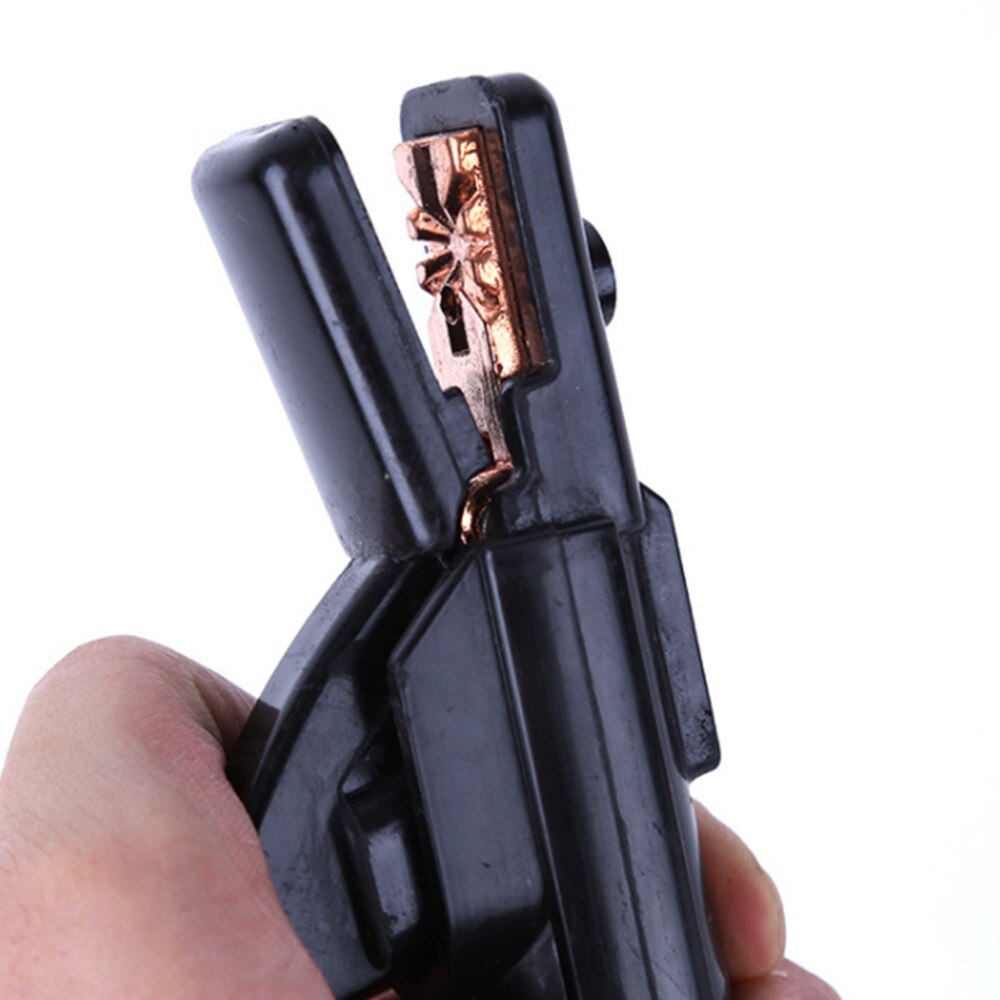 300A Electrode Holder Stick Welding Rod Copper Mini Cable Welding Clamps Stinger Clamp Tool Heat Resistant