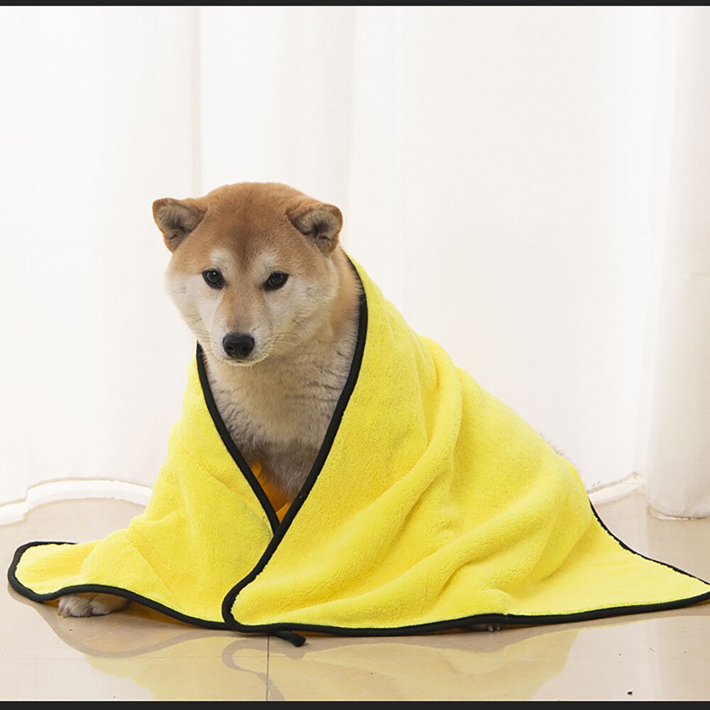 Huisdier Super Absorberende Handdoek Schone Up Fiber Kat Hond Baden Accessoires Voor Kleine Grote Puppy Sneldrogende Bad Schoonmaken levert