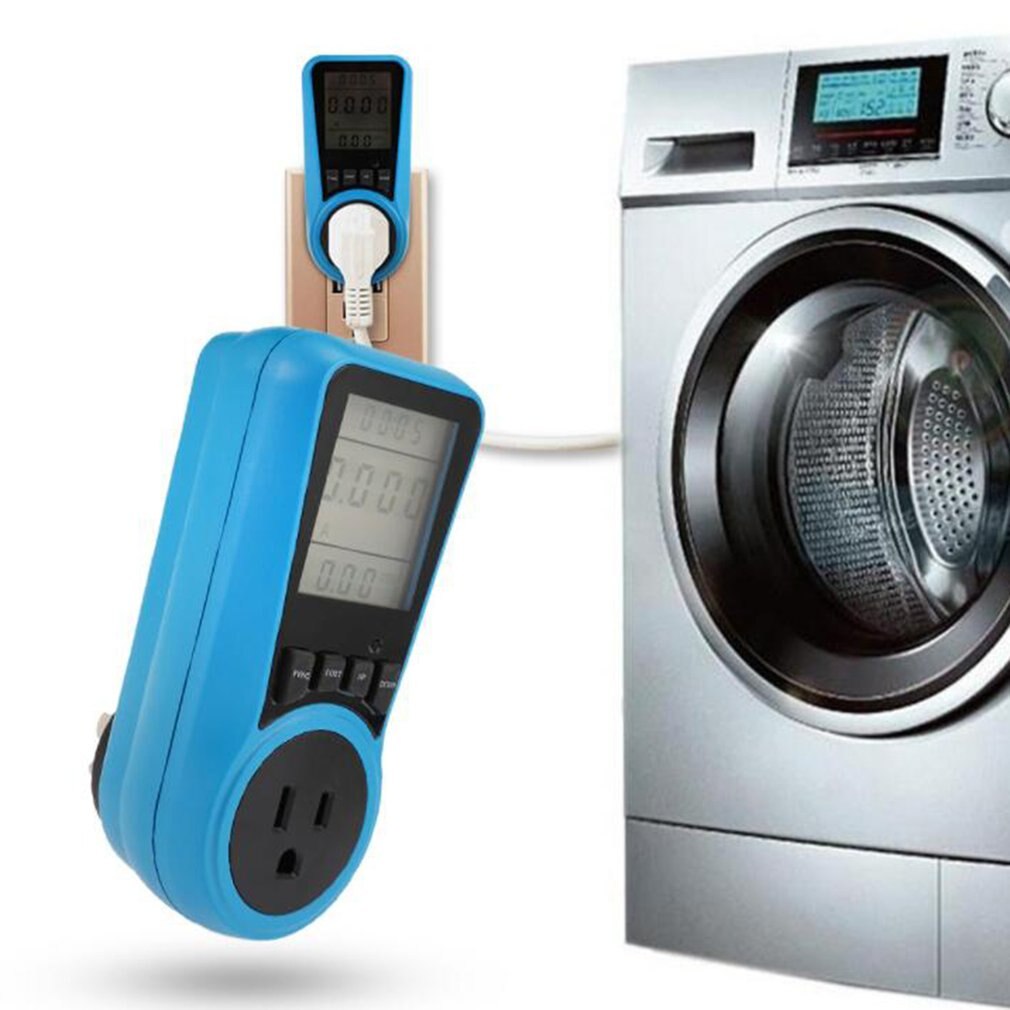 Kwe-pmb 05 stopcontact digitale spanning wattmeter stroomverbruik watt energiemeter wisselstroom elektriciteitsanalysator monitor