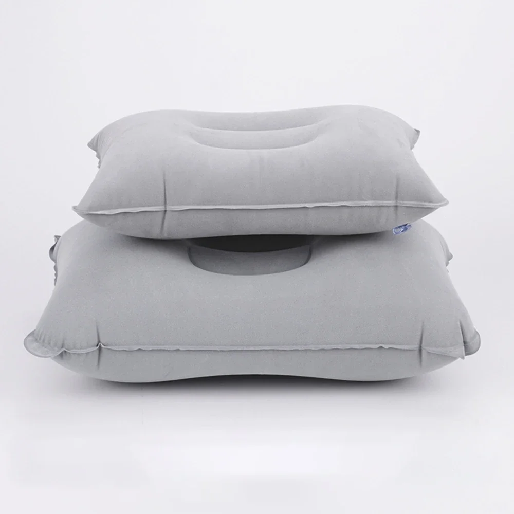 Lentokoneen niskatuki ultrakevyt taitettava nailonista valmistettu puhallettava tyyny retkeilyteltta nukkumistyyny matkailu ranta auto mukavat tyynyt