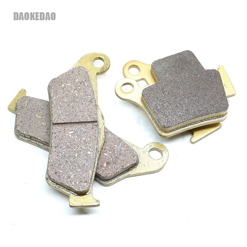 Til ktm exc 125 200 250 400 450 525 exc 125 exc 200 exc 250 exc 400 exc 450 exc 525 forre bag bremseklodser sæt kit snavs cykel dele: Bageste puder