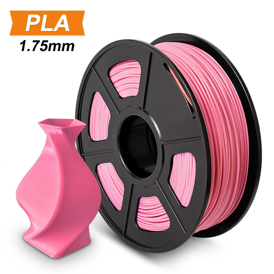 3D Printer Filament Skin PLA 1.75mm 1KG/2.2LB Spool Black Color with Lenght of 335m in Dimensional Accuracy+/-0.02mm: PLA Pink