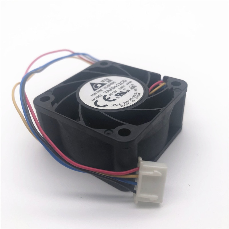 Delta TAA0412CD 40Mm 4020 Dc 12V 0.6A 4Cm Server Omvormer Computer Cpu Axiale Blower Cooling Fans 4PIN