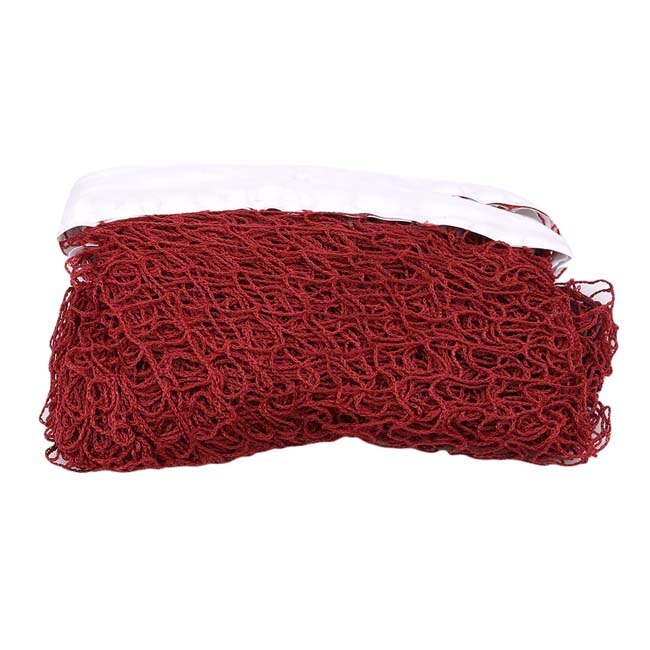 Rede profissional de badminton para treinamento esportivo, rede de tênis para voleibol e outros esportes, 6.1m x 0.76m: Vermelho