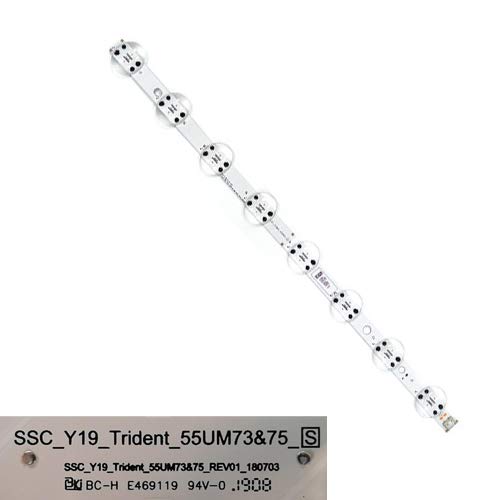 Tira 8 Leds SSC_Y19_Trident_55UM73 & 75_S, LG 55UM7450PLA