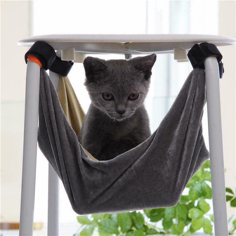 Haustier Kätzchen Katze Hängematte Abnehmbare Hängen Weichen Bett Käfige für Stuhl Kätzchen Ratte
