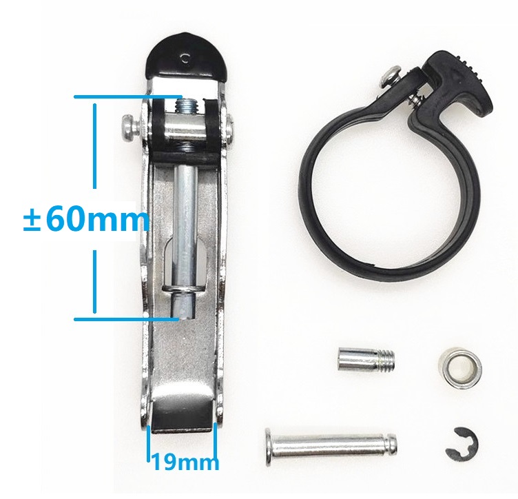 Folding Bike Stem Repair Parts Quick Release Folding Fixing Clamp Buckle E-bike Electric Folding Bicycle Parts: Yellow
