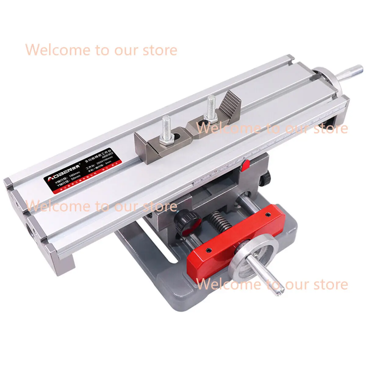 X Y-As Mini Bank Kruis Glijbaan Bankschroef Tafel Mini Aluminium Frezen Boorarmatuur Werktafel 1Pc