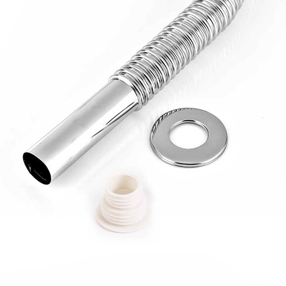 0.6M/0.8M/1M/1.3M Gootsteen Afvoer Slang Gootsteen Fittingen Afdruiprek Afvoer slang Rvs Vaatwasser Zwembad Enkele Tank