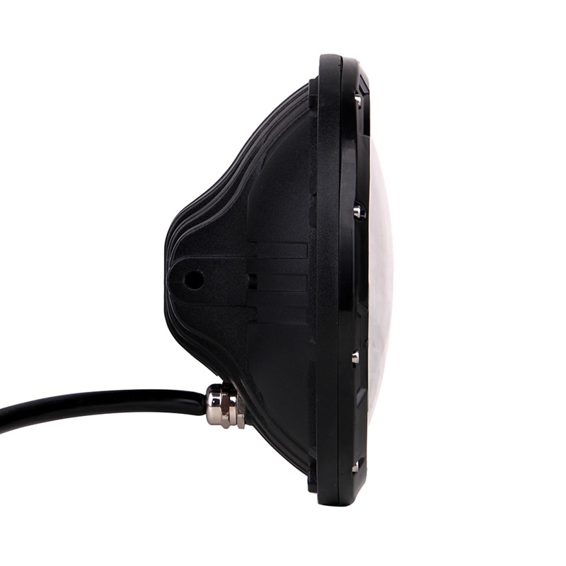 2 st 7 tum runda 150w totala ledstrålkastare för jeep wrangler jk tj  lj 1997-17