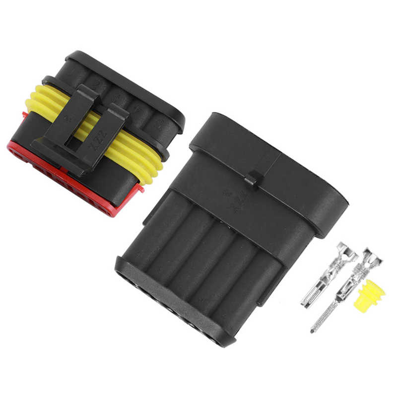 Waterproof Electrical Connector Waterproof Electrical Wiring Connector Safe for Motorcycles Trucks Scooters