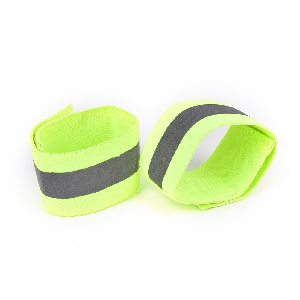 Durable High Visibility Reflective Wristband Bracelet band Running night Cycling Jogging Safety reflector armband