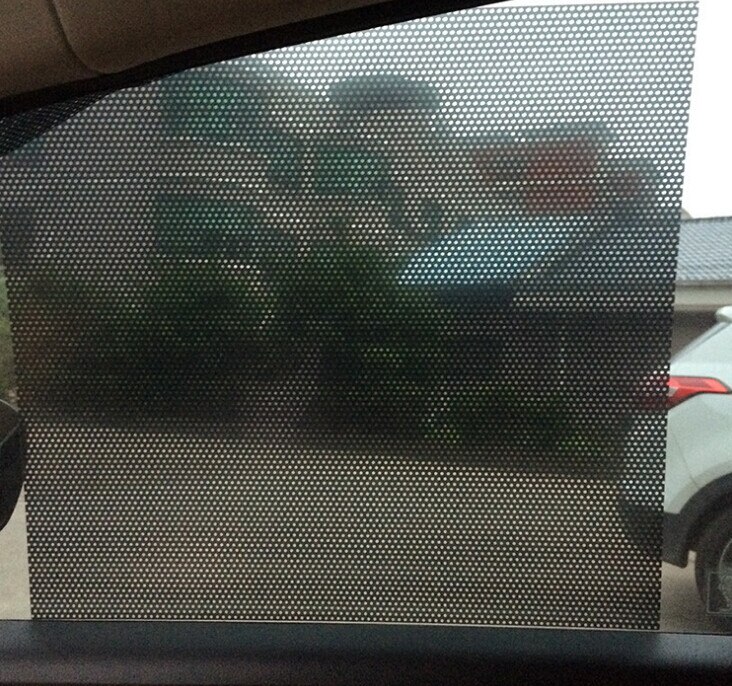 Adesivo protetor solar para carro, adesivos eletrostáticos para proteção contra o sol, força de adsorção estática, 2 tamanhos de 63 cm x 42cm