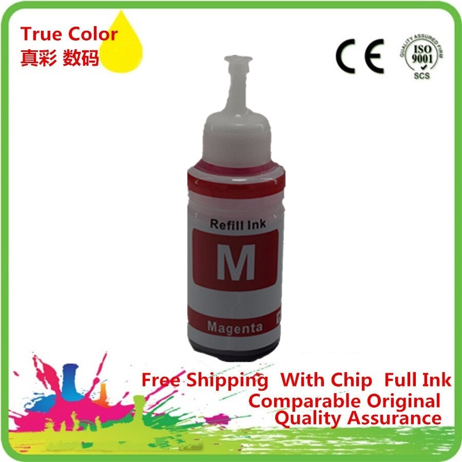 Refill Dye Ink Kit For Epson L800 L801 Printing Inkjet Printer No. T6731/2/3/4/5/6 Use For Refillable Cartridge Ciss: 1M