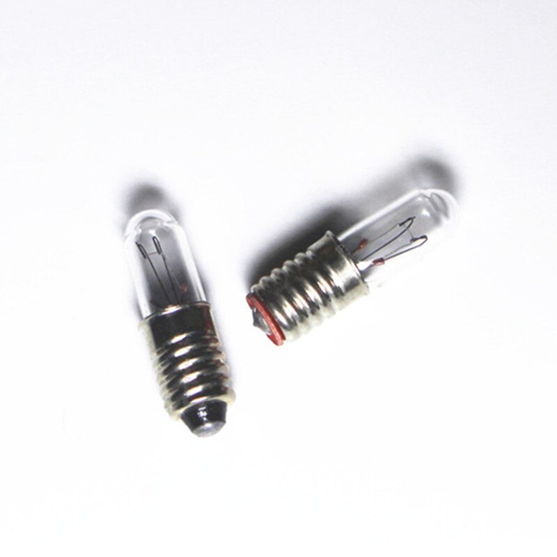 15 stk. mini-indikatorpære  e5 6.3v e5 12v e5 24v signallampe  e5 6v miniaturepære  e5 1.5v e5 2.5v pære  e5 instrumentlamper